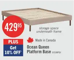 The Brick Ocean Queen Platform Base offer