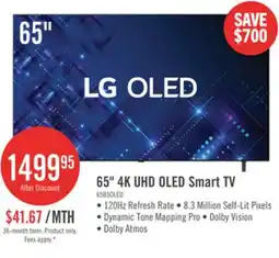 The Brick LG 65 B5 OLED 4K UHD evo AI Smart webOS TV (OLED65B5PUA.ACC) - 2025 Model offer
