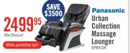 The Brick Panasonic Urban Collection 48.1 High-Quality Synthetic Leather Massage Power Reclining Chair - Black offer