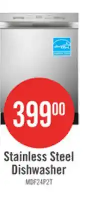 The Brick Midea 24 Front-Control Dishwasher with Interior Light - MDF24P2BST offer