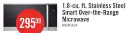 The Brick LG 1.8 Cu. Ft. Smart Over-the-Range Microwave with EasyClean - MVEM1825X offer