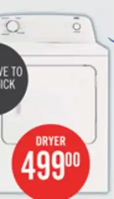 The Brick Inglis 6.5 Cu. Ft. Electric Dryer - White - YIED4671EW offer