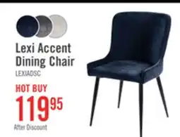 The Brick Lexi Dining Chair with Velvet-Look Fabric, Metal - Blue offer