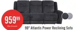 The Brick Atlantis 90 Fabric Zero Gravity Power Reclining Sofa - Dark Grey offer