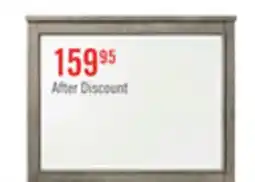 The Brick Levi Bedroom Dresser Mirror, Wood - Drift Grey offer