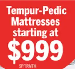 The Brick Tempur-Pedic TEMPUR Support Firm Twin Mattress offer