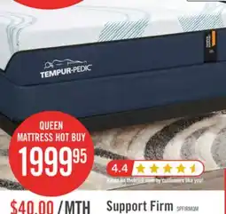 The Brick Tempur-Pedic TEMPUR Support Firm Queen Mattress offer