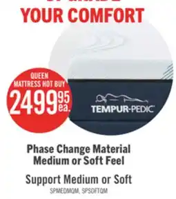 The Brick Tempur-Pedic TEMPUR Support Medium Queen Mattress offer
