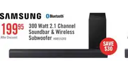 The Brick SAMSUNG B-Series 2.1 Channel Soundbar with Wireless Subwoofer (HW-B550F/ZC) offer