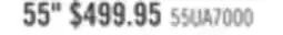 The Brick LG 55 UA7000 4K UHD Smart webOS TV (55UA7000PUB.ACC) - 2025 Model offer