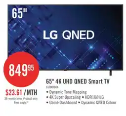 The Brick LG 65 QNED80 QNED 4K UHD Smart webOS TV (65QNED80AUA.ACC) - 2025 Model offer