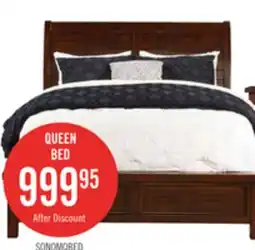 The Brick Sonoma Panel Bed with Headboard & Frame, Mango Brown - Queen Size offer