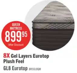 The Brick Beautyrest GL8 Eurotop Plush Queen Mattress offer