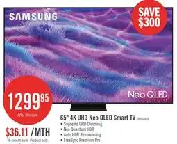 The Brick Samsung 65 QN80F Neo QLED 4K AI Smart TV (QN65QN80FAFXZC) offer