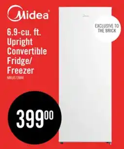 The Brick Midea 6.9 Cu. Ft. Convertible Upright Refrigerator-Freezer - MRU07B3AWW offer