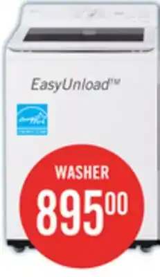 The Brick LG 5.6 Cu. Ft. Smart Top-Load Washer with EasyUnload - Essence White - WT8205CW offer