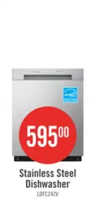 The Brick LG 24 52 dBA Built-In Front-Control Dishwasher with Dynamic Dry - Platinum Silver - LDFC2423V offer