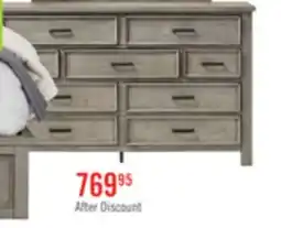 The Brick Levi Bedroom 7-Drawer Dresser, 67W x 38H, Wood - Drift Grey offer