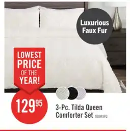 The Brick Tilda 3-Piece Full/Queen Comforter Set - White offer