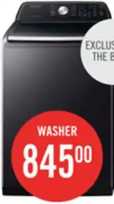 The Brick Samsung 5.4 Cu. Ft. Top-Load Washer - Black Stainless Steel - WA46CG3505AVA4 offer