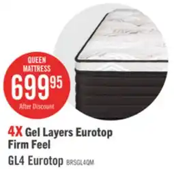The Brick Beautyrest GL4 Eurotop Firm Queen Mattress offer