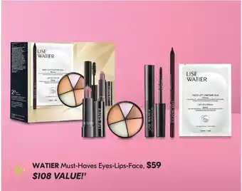 Pharmaprix WATIER Must-Haves Eyes-Lips-Face offer