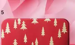 Pharmaprix Gift Card Tin - Burgundy with Gold Trees offer