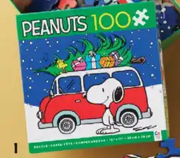 Pharmaprix PEANUTS 100 Piece Peace and Presents Puzzle Ages 5+ offer