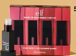 Pharmaprix E.L.F. COSMETICS GLossy Lip Stain Shades 4 Days Kit offer