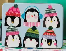 Pharmaprix Large Gift Card Tin - Winterwear Penguins offer