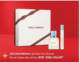 Pharmaprix DOLCE & GABBANA Light Blue Pour Homme Eau de Toilette Mini Gift Set offer