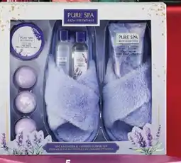 Pharmaprix PURE SPA Lavender & Jasmine Slipper Set offer
