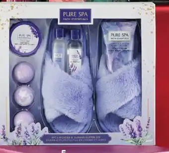 Pharmaprix PURE SPA Lavender & Jasmine Slipper Set offer