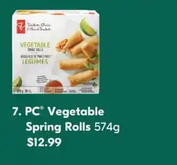 Pharmaprix PC Vegetable Spring Rolls offer