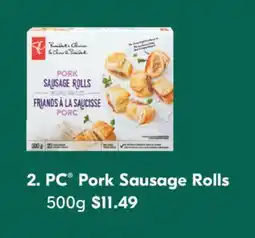 Pharmaprix PC Pork Sausage Rolls 500g offer