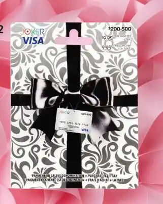 Pharmaprix JOKER VISA RIBBON Gift Card offer