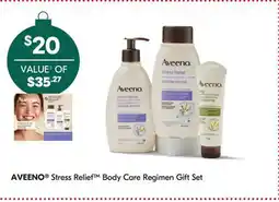 Pharmaprix AVEENO Stress Relief Body Care Regimen Gift Set offer