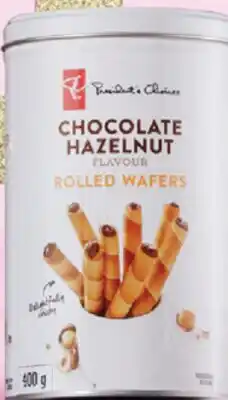 Pharmaprix PC Chocolate Hazelnut Rolled Wafers offer