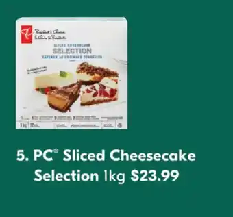 Pharmaprix PC Sliced Cheesecake Selection offer