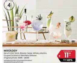 Stokes MIXOLOGY Set of 4 Gin Tonic offer