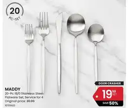 Stokes MADDY 20-Pc 18/0 Stainless Steel Flatware Set offer