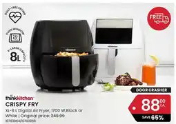 Stokes CRISPY FRY XL-8 L Digital Air Fryer offer