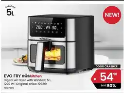 Stokes EVO FRY Digital Air Fryer with Window offer