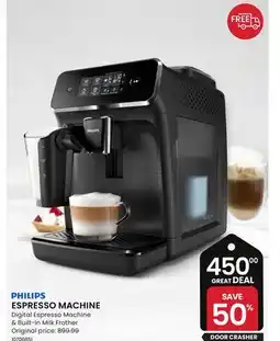 Stokes PHILIPS ESPRESSO MACHINE offer