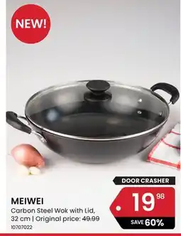 Stokes Carbon Steel Wok with Lid offer
