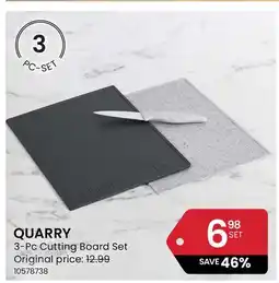 Stokes QUARRY 3-Pc Cutting Board Set offer