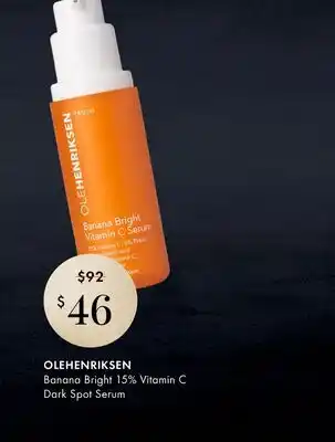 Sephora Olehenriksen Banana Bright 15% Vitamin C Dark Spot Serum offer