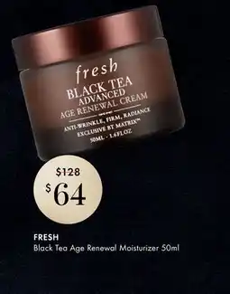Sephora Black Tea Age Renewal Moisturizer 50ml offer