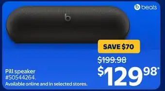 Walmart Beats Pill speaker offer