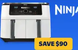 Walmart Foodi 10-qt. air fryer with 2 XL baskets offer